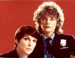 Meg Foster with Tyne Daly in "Cagney & Lacey"